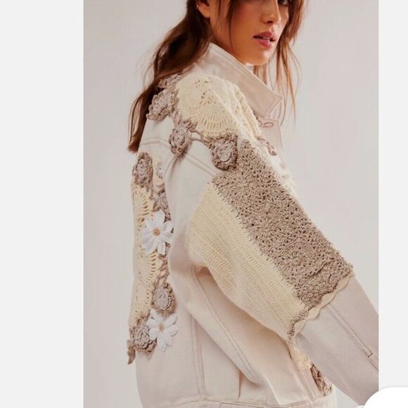 Free People Bali Rare Hearts Jacket size XS - Picture 7 of 14